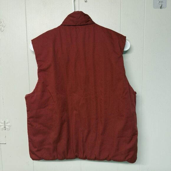 Vintage Jantzen Reversible Vest Jacket Snap Button Pockets Made In USA Women M - Picture 12 of 12